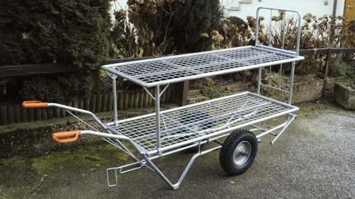 Aufsatzetage mit Gitterauflage zu 2-Rad-Gärtnerkuli 240.060 
