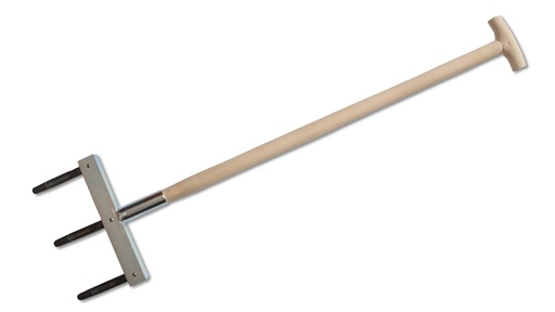 Aerifiziergabel mit Stiel, 30 cm breit