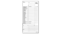 [010.200] Arbeitsrapportblock 297 x 160 mm