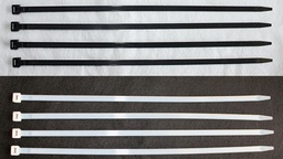 [208.896.1] Attache-câbles 365 x 7.8 mm, noir, sachet de 100 pièces
