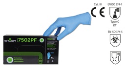 [282.330.S] Gant à usage unique SHOWA NITRILE, taille S/7, carton distributeur de 200 pièces
