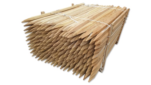Spaltpfahl aus Robinienholz 5-7 cm, 250 cm lang