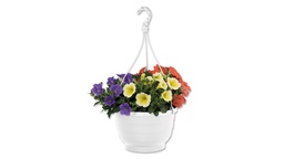[233.450.1] Suspension pour plantes KOMET blanche, 20 cm ø