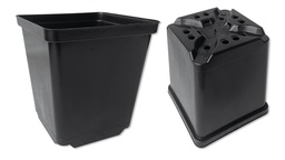 [230.235] Kakteen-Container schwarz 12 x 12 x 14 cm, 270 Stück