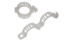 [200.635.500] Pflanzenbefestigungsclip 23 mm transparent, Beutel à 500 Stück