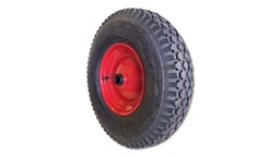 [240.062] Roue pneumatique de rechange Ø 400x100 mm, avec jantes en acier et profil à crampons