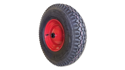 Ersatzpneurad Ø 400x100 mm, mit Stahlfelgen und Stollenprofil