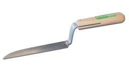 [200.400] Couteau pour rampon, manche en bois coudé, longueur totale 30 cm