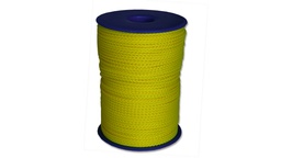 [201.021] Cordeau traçeur polyester, jaune fluorescent, ø 2.5 mm, 50 m