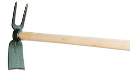 [204.300] Sarcloret de jardin, 2 dents, manche en frêne 140 cm