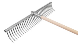 [207.140] Rasenrechen mit Stiel, 71 cm breit