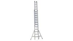 [205.150] Seilzugleiter aus Aluminium, 2 x 16 Sprossen, 8.63 m