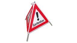 [210.240] Signal pliable TRIOPAN, signal 1.30 «Gartenbau»,  qualité normale, grandeur 60 cm