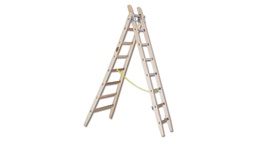 [205.000] Échelle GUBLER en bois, 2 x 8 échelons, 3.64 m