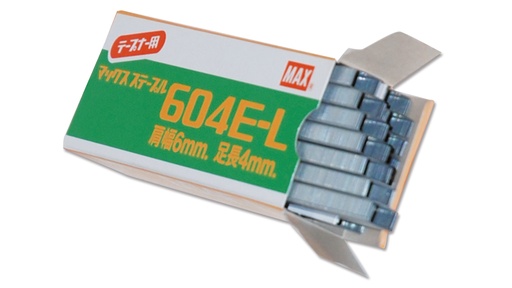 Heftklammern 604E-L zu Bindezange MAX HT-B, 4800 Klammern