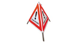 [210.221] Signal pliable TRIOPAN, signal 1.30 «Coupe de bois», qualité normale, grandeur 60 cm