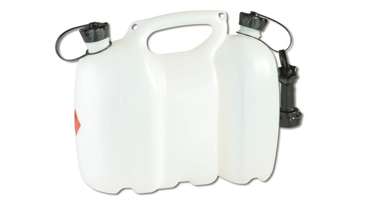 Doppelkanister PROFI natur/weiss, 3+6 Liter, 36 x 30 x 17 cm