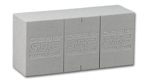 OASIS® SEC Steckschaum für Trockenblumengestecke 35 Ziegel