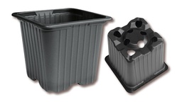[230.660] Vierecktopf DESCH 5° schwarz 7 x 7 x 6 cm, 3612 Stück