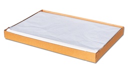 [250.010] Papier de soie blanchâtre, 50 x 75 cm, 25 g/m2, en box de 12.5 kg