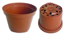 [230.030] Pots en plastique, rouge brique, ø 9 cm, carton de 2380 pièces