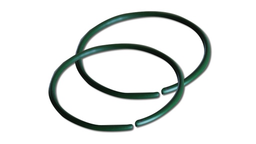 Nelkenringe grün, 20 mm ø, Karton à 500 g