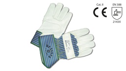[282.050.11] Gants de travail en cuir fleur de buffle, taille 11