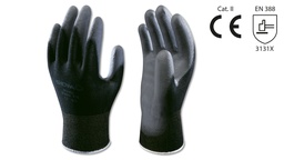 [282.570.06] Floristenhandschuh SHOWA PALM FIT schwarz, Grösse 6