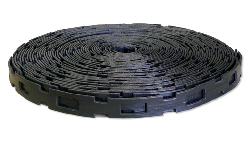 Baumbinder (Kettenbinder) No. 5, schwarz, 25.4x3.8 mm, Rolle à 25 m