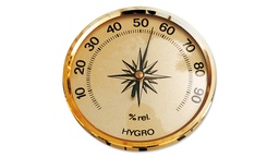 [261.150] Hygrometer, 7 cm ø, vernickelte Fassung
