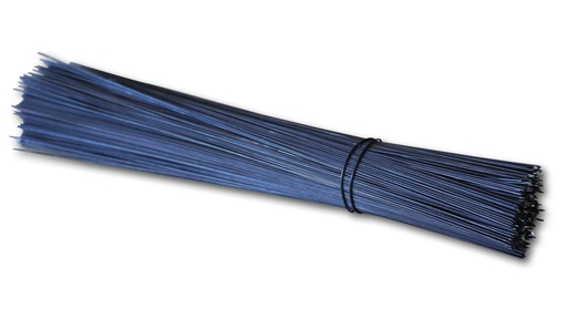 Blumendraht blau-geglüht, 1.4 mm x 35 cm, beidseitig spitz, Bund à 2.5 kg