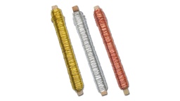 [253.010] Fil de décoration argenté, 100 g, 0.55 mm