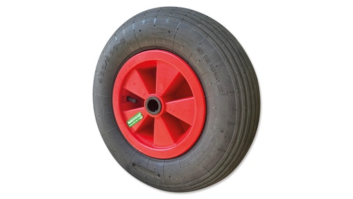 Roue pneumathique pour petit chariot pour jardiniers
