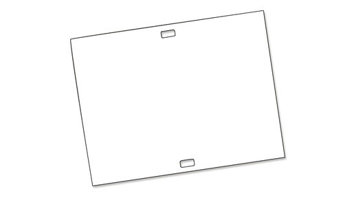 Schildblatt «Windsafe» weiss für Laserdrucker, 105 x 140 mm, 100 Bogen