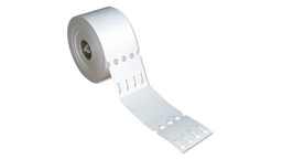 [400.130] TT-Schlaufenetiketten Tyvek weiss 4-bahnig, 220 x 25 mm