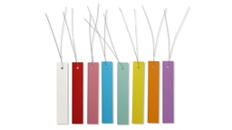 [418.021.8] Étiquettes à suspendre orange 100 x 18 mm, sachet de 200 pièces