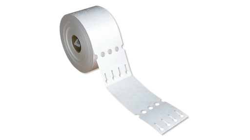 TT-Schlaufenetiketten Tyvek weiss 4-bahnig, 250 x 25 mm